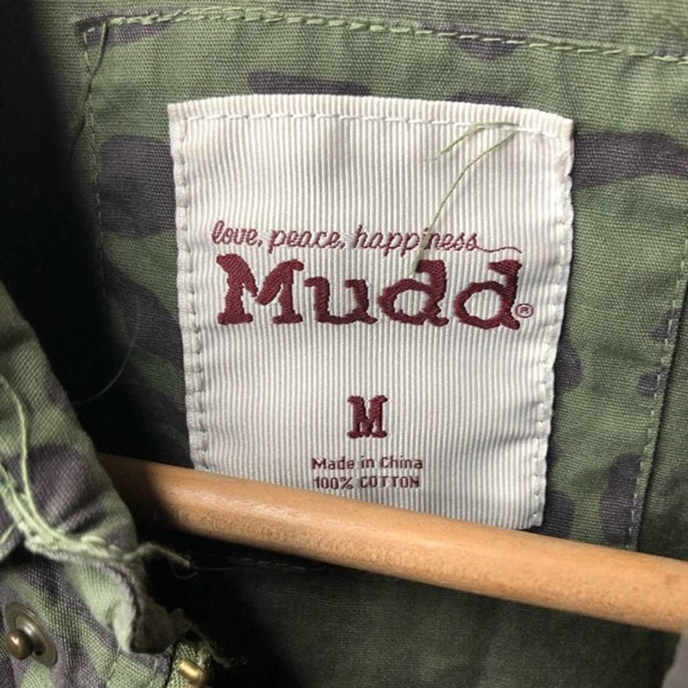 Mudd Green Leopard Utility Jacket - Picture 6 of 6